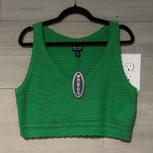 Closet Vibrant Green Knit Tank Top